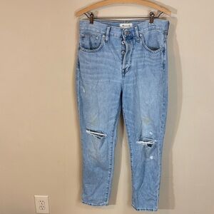 Madewell Light Blue Straight Leg Jeans